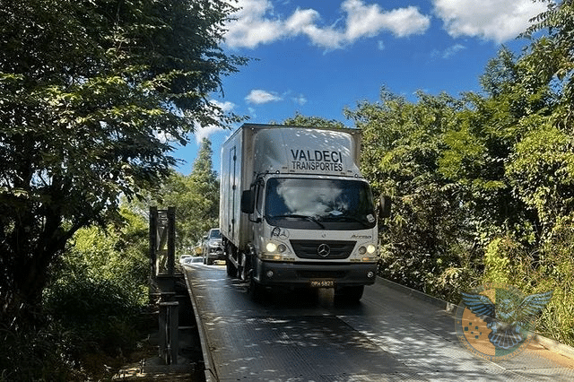 PONTE PROVISÓRIA DO EXÉRCITO EM MINAS GERAIS COMPLETA 100 DIAS DE USO