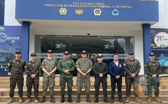 DELEGAÇÃO INTERAMERICANA VISITA POLÍCIA NACIONAL DA COLÔMBIA PARA COMBATE AO TERRORISMO