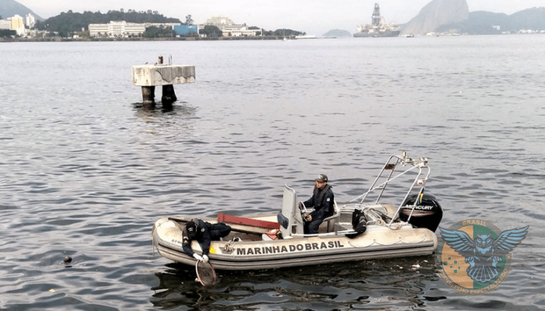 Marinha promove ação de limpeza na Baía de Guanabara no Dia do Meio Ambiente