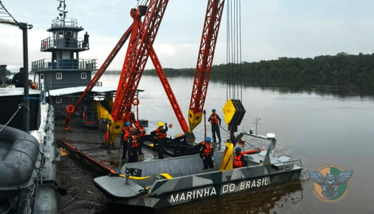 Força Naval do Amazonas apoia combate ao garimpo na Operação “Catrimani II”