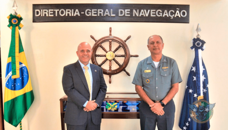 Diretoria-Geral de Navegação recebe Secretário Nacional de Hidrovias