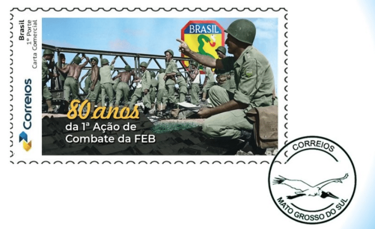 Exército e Correios lançam selo comemorativo pelos 80 anos da FEB