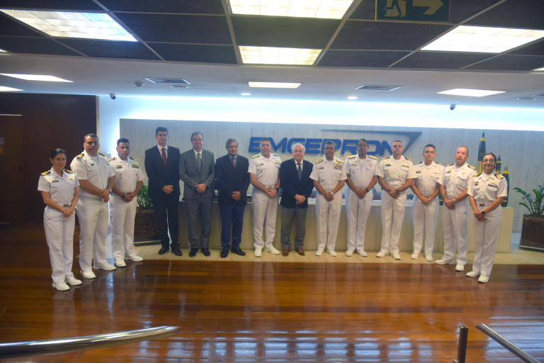EMGEPRON Recebe Delegação da Armada da Colômbia e COTECMAR