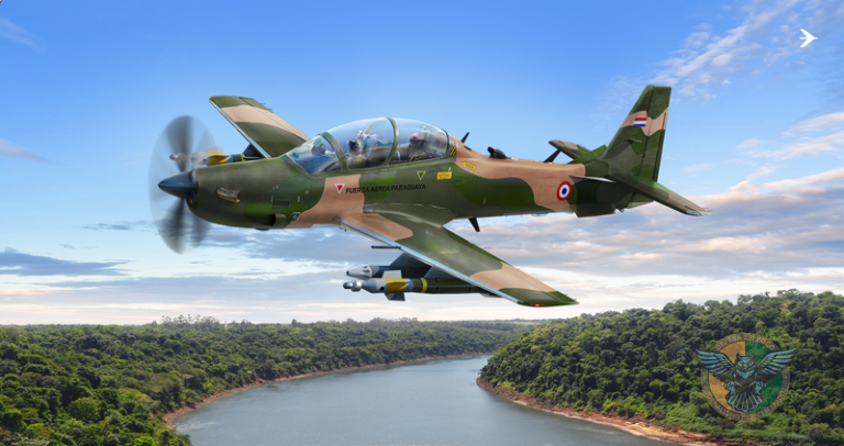 Embraer anuncia venda de seis A-29 Super Tucano para a Força Aérea Paraguaia