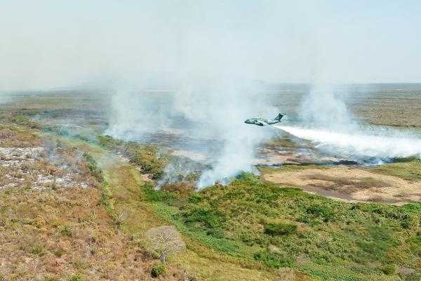 Operação Pantanal II completa dois meses com ações intensivas de combate às chamas