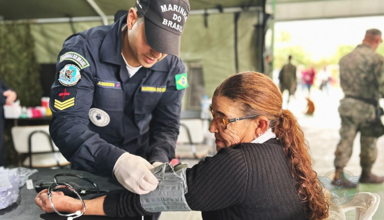 Marinha e DPU realizam ação cívico-social em Camaquã-RS