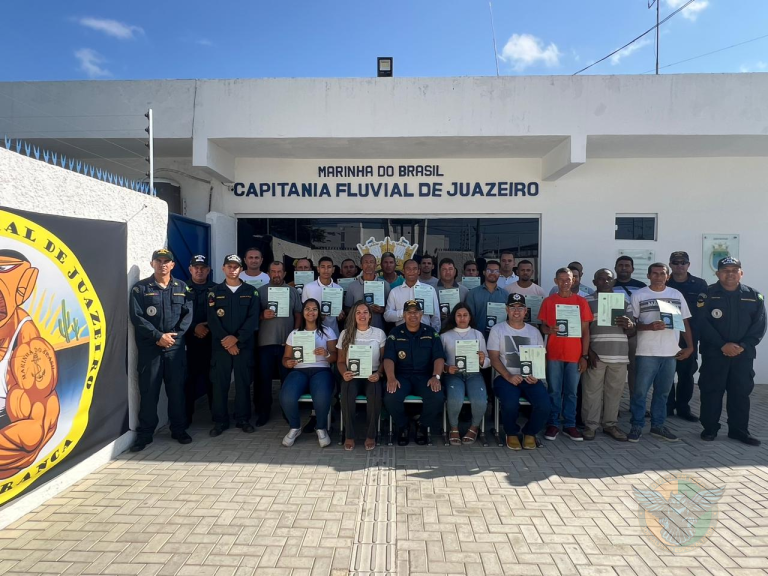Capitania Fluvial de Juazeiro conclui curso para Marinheiros Auxiliares