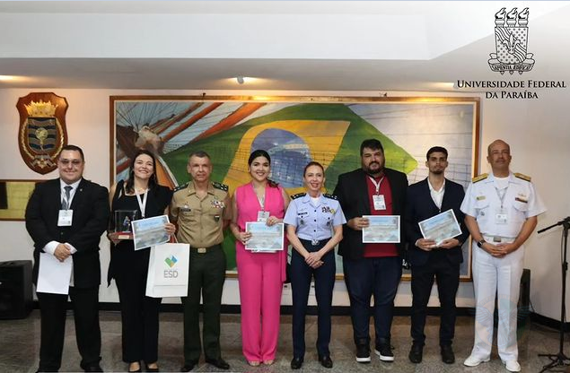 Alunos da UFPB conquistam 3º lugar no Congresso de Defesa Nacional