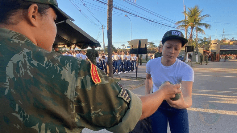 A jornada começa: candidatos no CIAMPA recebem suas numerações e conhecem a estrutura militar