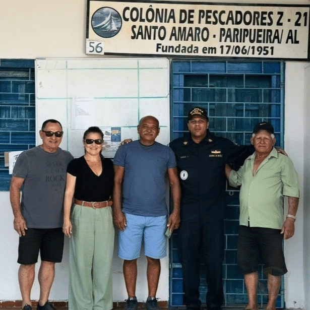 Capitania dos Portos de Alagoas fortalece laços com pescadores em Paripueira