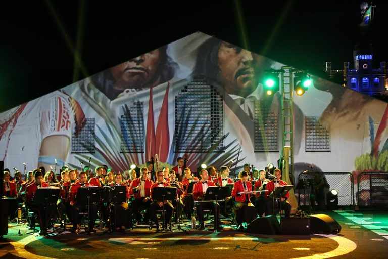 NDM Bahia é palco de espetáculo cultural em homenagem a 17 nações durante conferência internacional