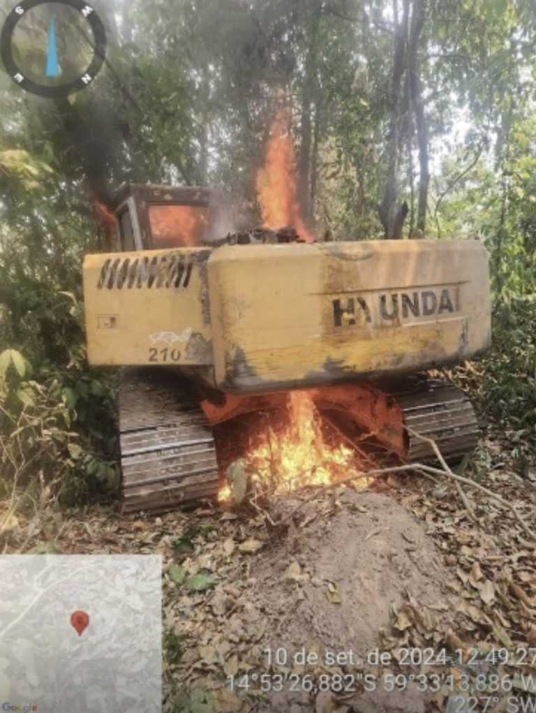 Operação Ágata Oeste desmantela logística de garimpo ilegal em TI Sararé