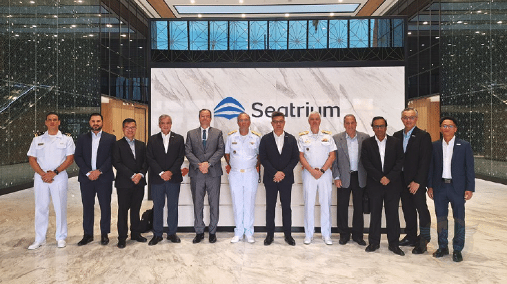 Marinha do Brasil acompanha a construção do Navio Polar ‘Almirante Saldanha’ em Singapura
