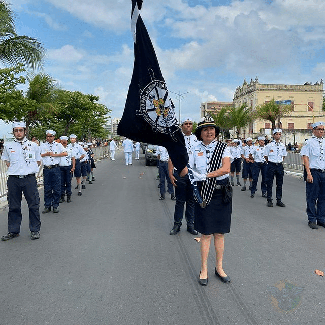 Grupo de Escoteiros do Mar 5º AL reforça tradição no desfile de Independência em Maceió