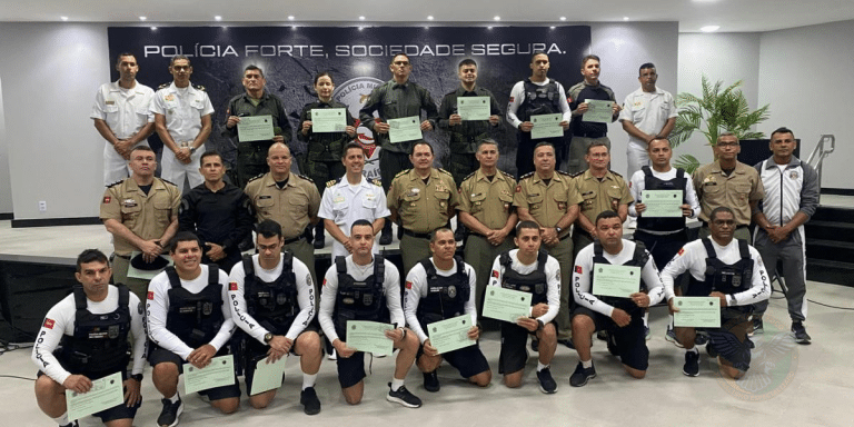 Capitania dos Portos da Paraíba entrega certificados do Curso ETSP para Policiais Militares
