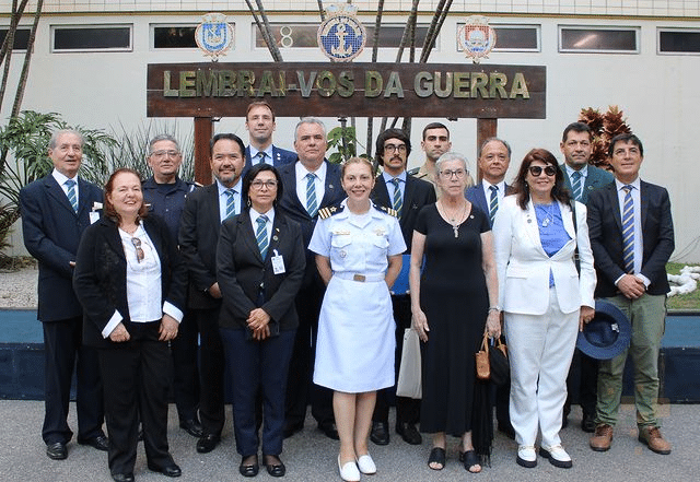 EGN recebe estagiários do 67º Curso de Estudos de Política e Estratégia da ADESG/SP para visita técnica