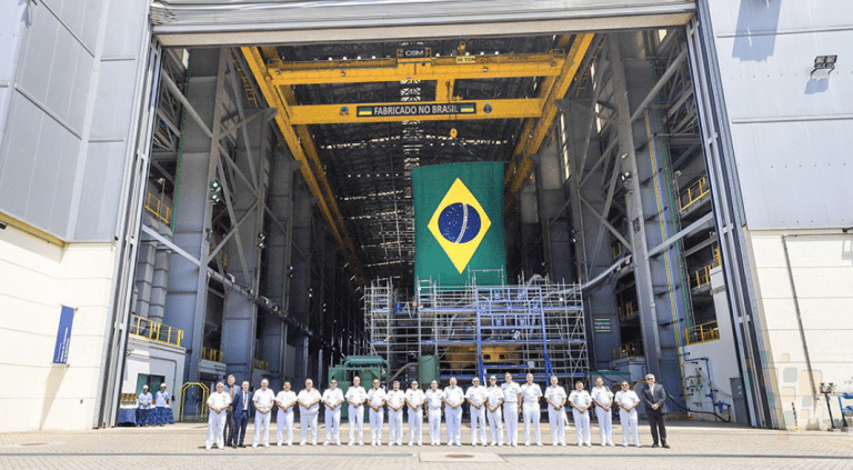 Delegações da XXXI CNI visitam instalações do PROSUB em Itaguaí