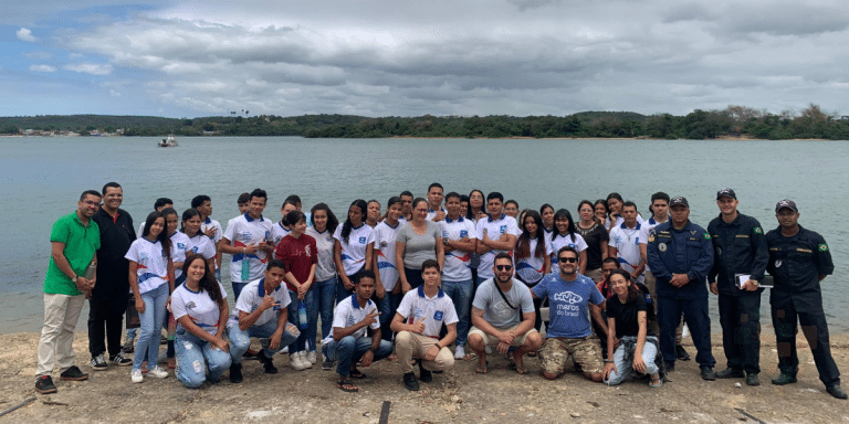 Marinha do Brasil participa de atividades ecológicas em Penedo e Piranhas