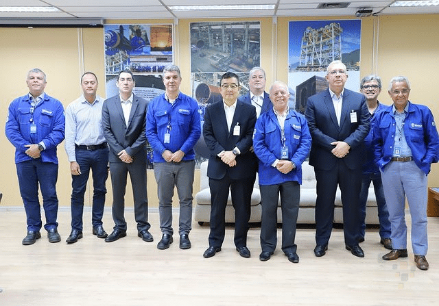 Comitiva do PROSUB acompanha construção do Labgene no Projeto SN-BR