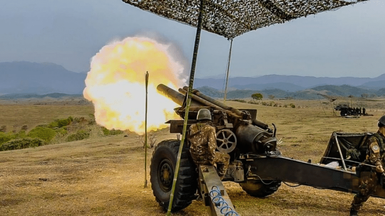 Exército Brasileiro aprimora artilharia na operação MEMBECA