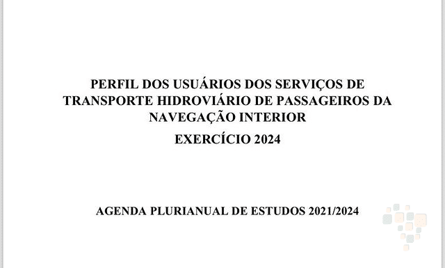 Relatório da ANTAQ traça perfil dos usuários de transporte aquaviário