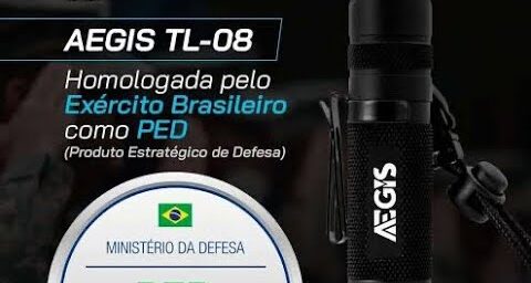 Lanterna Aegis TL-08: Potência e Qualidade Nacional