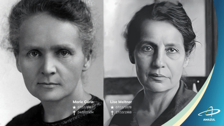 AMAZUL relembra o impacto de Marie Curie e Lise Meitner na ciência nuclear