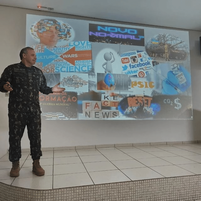 Coronel Tavares inspira estagiários da ADESG-MT em palestra