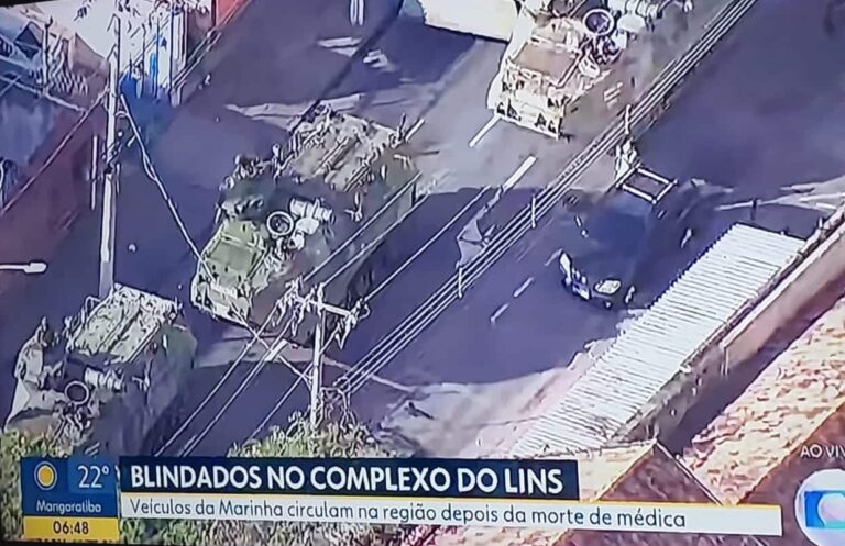 Marinha realiza operação de segurança no Hospital Naval Marcílio Dias