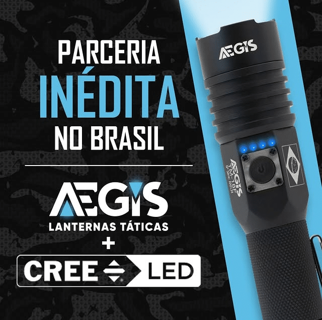 AEGIS Lanternas Táticas e CREE LED: Revolução na iluminação de alta potência