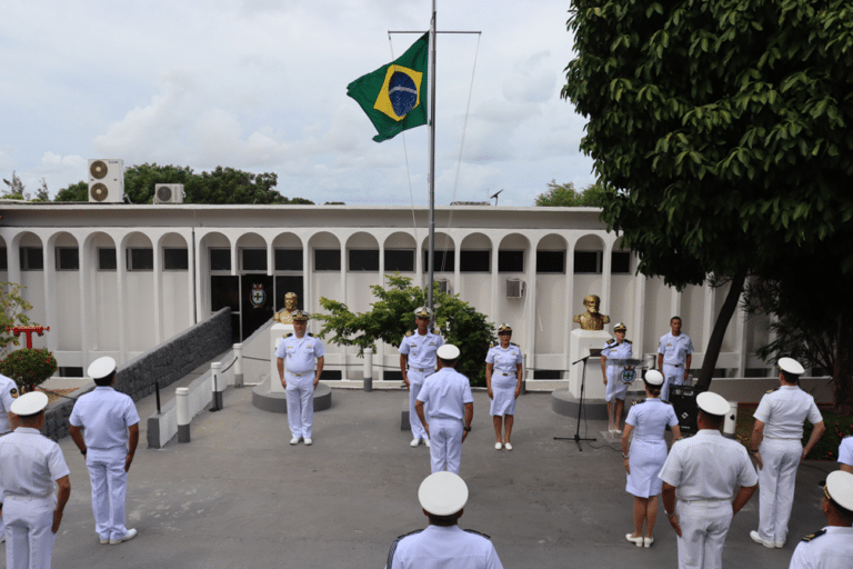 Hospital Naval de Natal celebra assunção de Joel Morais como Suboficial-Mor
