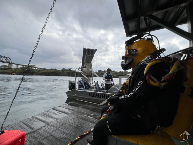 Marinha do Brasil: mergulhadores enfrentam desafios em resgate no Rio Tocantins