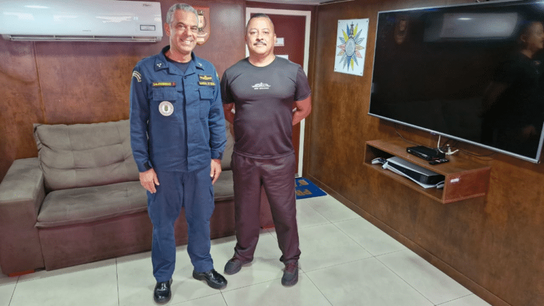 Suboficial Bruno atinge 3 mil dias de mar no Navio-Auxiliar “Pará”