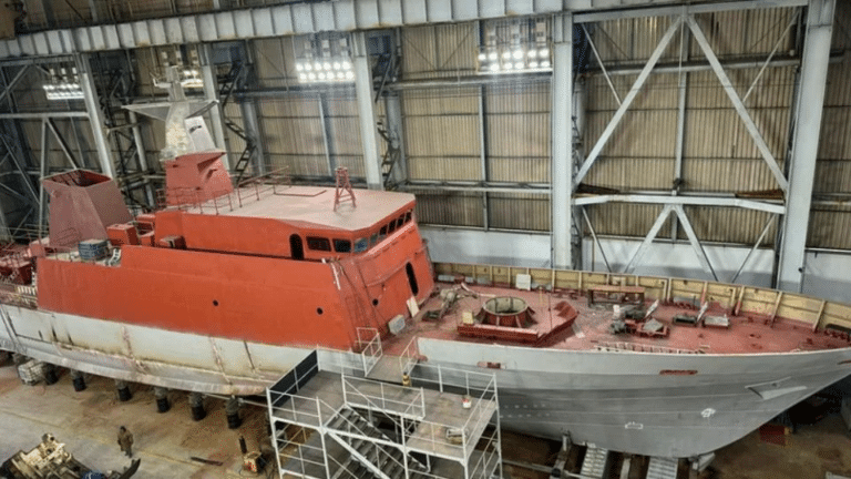Marinha investe em segurança com construção do navio-patrulha Mangaratiba