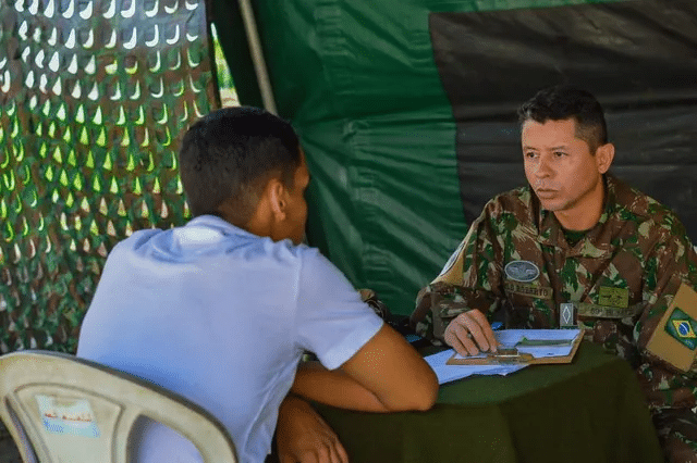 Exército conduz seleção de conscritos no 59º BI Mtz em Maceió