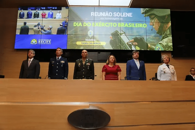 Cerimônia Dia do Exército Brasileiro em Recife.