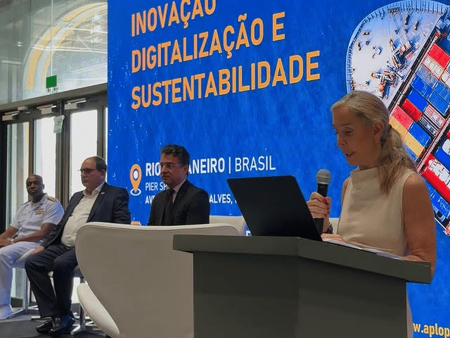 Conferência sobre digitalização e sustentabilidade no Rio.