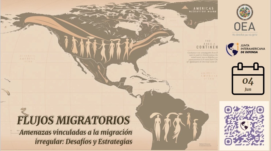 Mapa da migração nas Américas e evento OEA.
