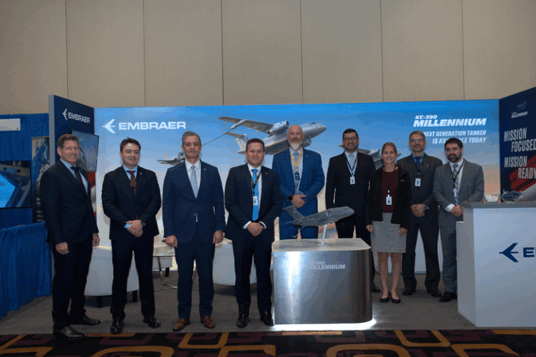Embraer apresenta KC-390 a líderes da OTAN nos EUA