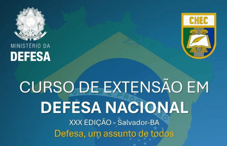 Curso Defesa Nacional Ministério Defesa em Salvador-BA.