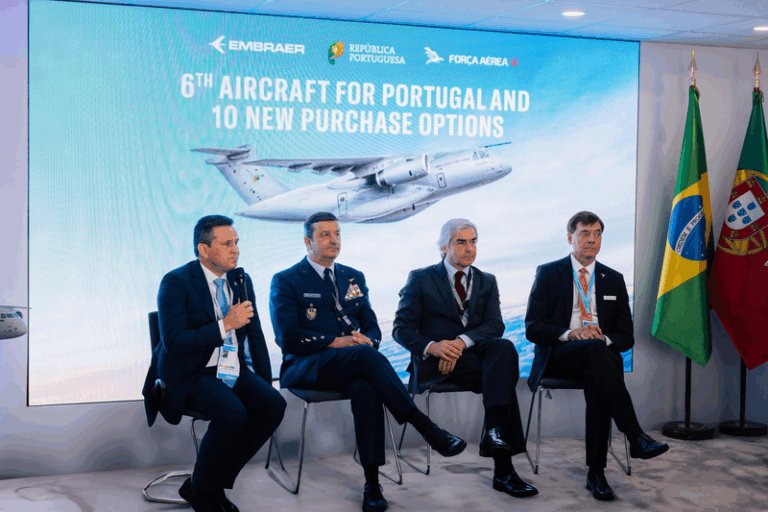 Evento sobre aeronave Embraer para Portugal
