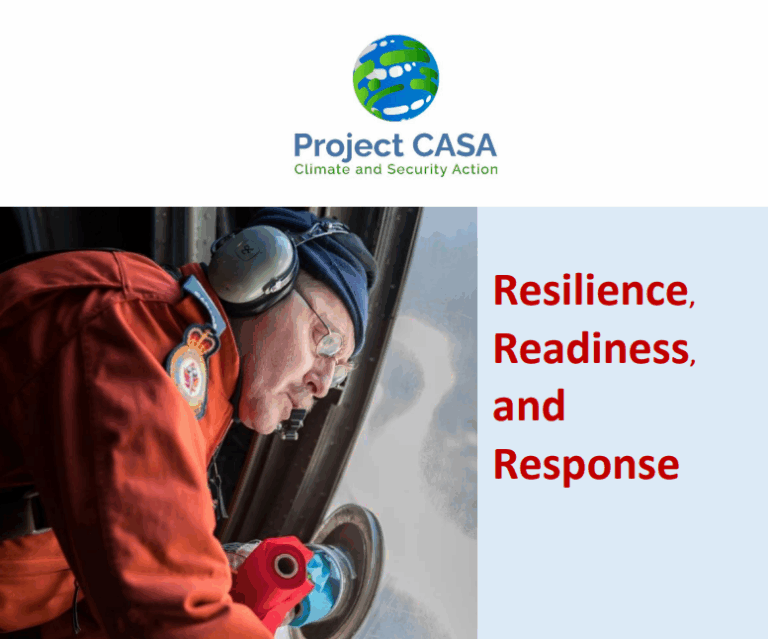 Projeto CASA: Resiliência, Prontidão e Resposta.