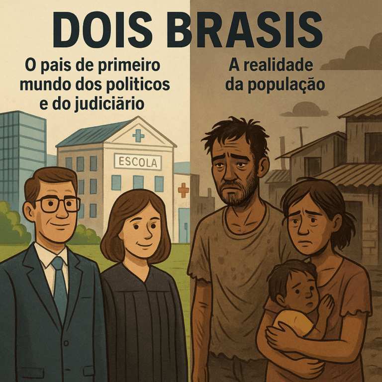 Desigualdade social no Brasil, políticos versus população.