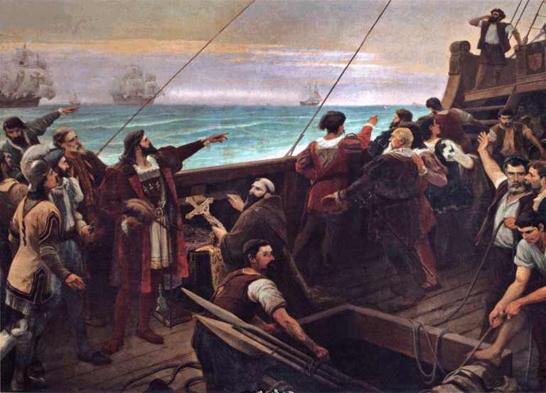 Exploradores avistam terra de navio histórico