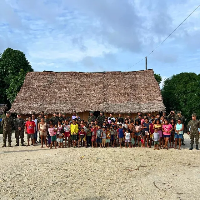 Exército Brasileiro realiza ação de saúde e cidadania em São José do Apaporis